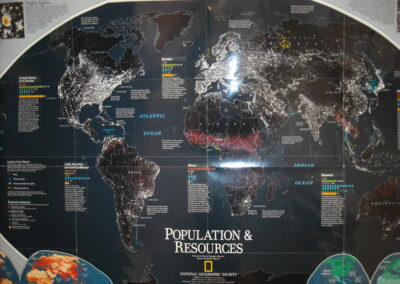 Population and Resources Map